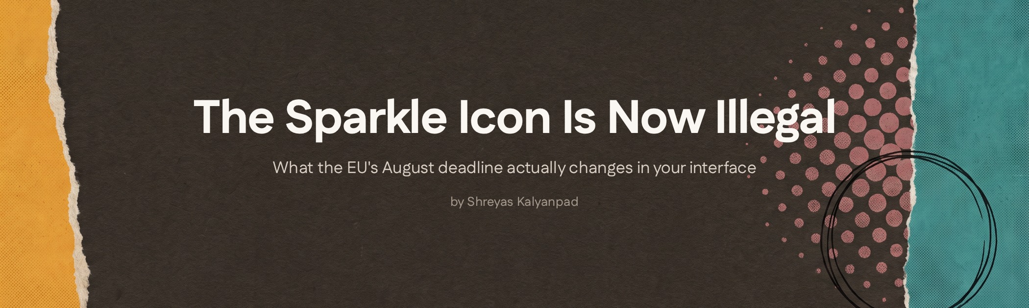 Cover art for The Sparkle Icon Is Now Illegal